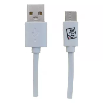 Καλώδιο USB 2GO 795925 1m Micro-USB B USB C USB 3.2 Gen 1 Λευκό