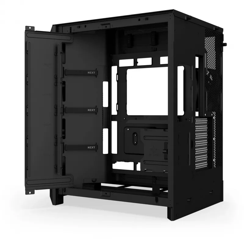 NZXT H9 Air Flow (2025) Large Dual-Chamber Mid Tower Case - μαύρο