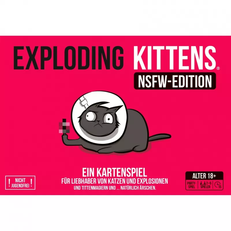 Exploding Kittens - NSFW-Edition, παιχνίδι με κάρτες