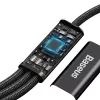 Baseus Rapid Καλώδιο USB 3-in-1 1,5 m USB A USB C/Micro USB A/Lightning Μαύρο
