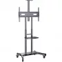 HAGOR HP Twin Stand HD - Βάση με ροδάκια - για επίπεδη οθόνη / εξοπλισμό AV - Μαύρο - Μέγεθος οθόνης: 140-213 cm (55-84) - Διεπαφή στήριξης: έως 800 x 500 mm (8210)