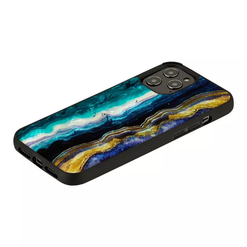Θήκη προστασίας iKins για Apple iPhone 12 Pro Max – σχέδιο μωβ αχάτη