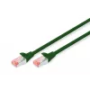 Καλώδιο patch Digitus CAT 6 S/FTP DK-1644-005/G 0,5m Πράσινο