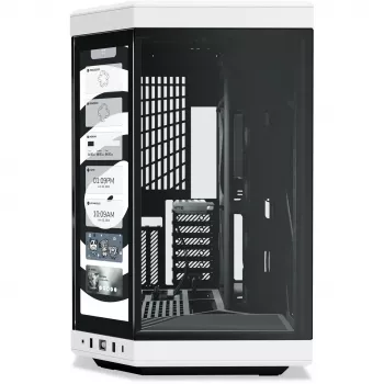 HYTE Y70 Touch Infinite Midi Tower μαύρο, λευκό