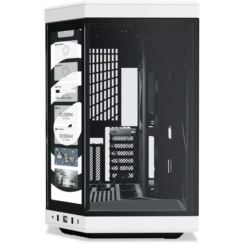 HYTE Y70 Touch Infinite Midi Tower μαύρο, λευκό