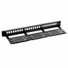 Patch panel 1U LANBERG PPKS-1124-B, 24 θύρες, 1U, ABS, μαύρο, 482,6×44,5×154 mm