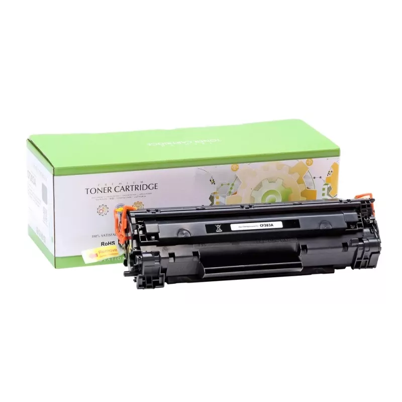 Συμβατό Static-Control Hewlett-Packard CF283A, μαύρο, 1500 σελίδες