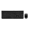 CHERRY DC 2000 Πληκτρολόγιο, περιλαμβάνει ποντίκι, Universal, USB, QWERTY, Τσεχικά, Μαύρο