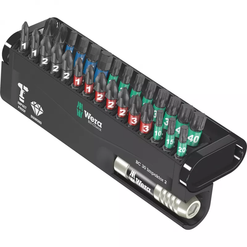 Wera 05057697001 Bit-Check 30 Impaktor 2 Σετ μυτών