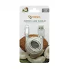 Sbox USB->Micro USB M/M 1,5 m USB-10315W λευκό