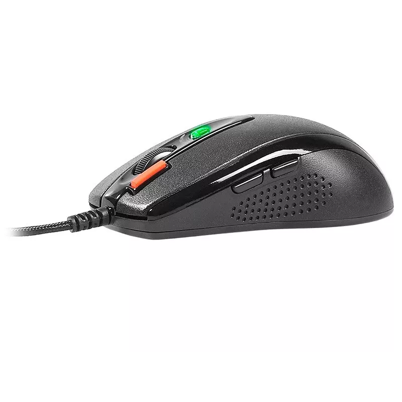 Ποντίκι gaming A4Tech X-7120 USB Type-A αμφιδέξιο 2000 DPI, 3 ms, ενσύρματο, μαύρο