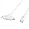 HYPER HyperJuice Καλώδιο USB USB 2.0 1,5 m USB-C USB-C/Lightning Λευκό