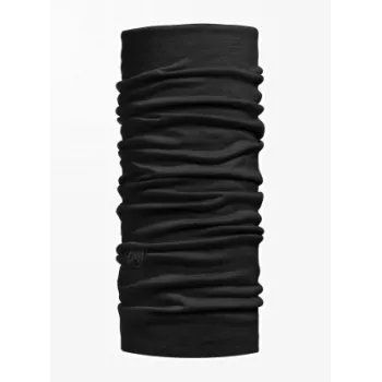 Buff 100637 Merino Lightweight περιλαίμιο, unisex, μαλλί merino, μονόχρωμο μαύρο