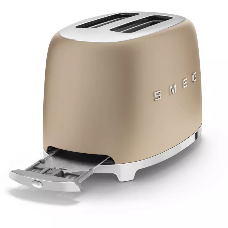 Τοστιέρα Smeg 50's Style TSF01CHMEU 2 φέτες χρυσό 950W