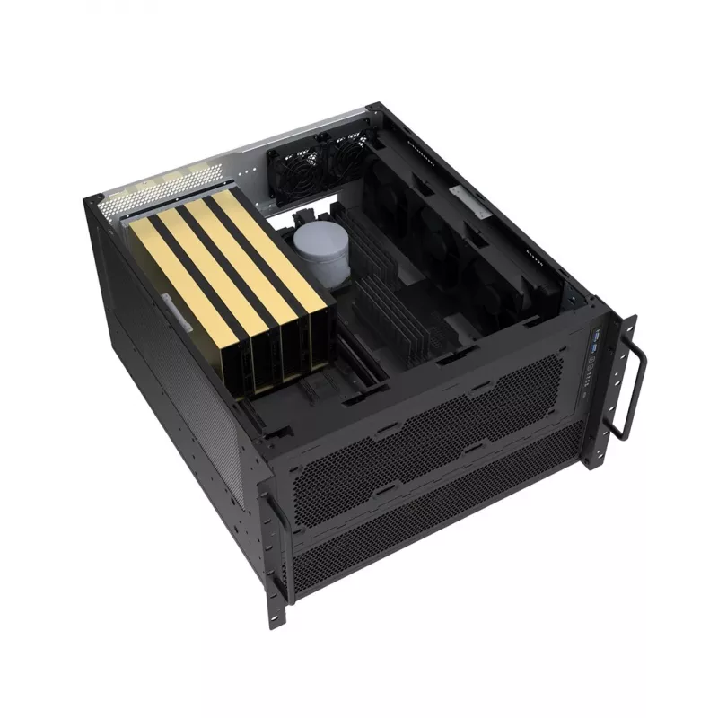 Κουτί υπολογιστή SilverStone SST-RM600 ATX Μαύρο