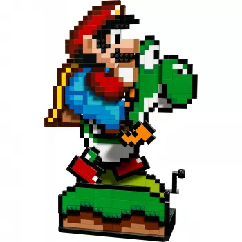 Παιχνίδι κατασκευής LEGO Super Mario World Mario & Yoshi Σετ 71438 — διαδραστικές φιγούρες και στοιχεία παιχνιδιού προς κατασκευή