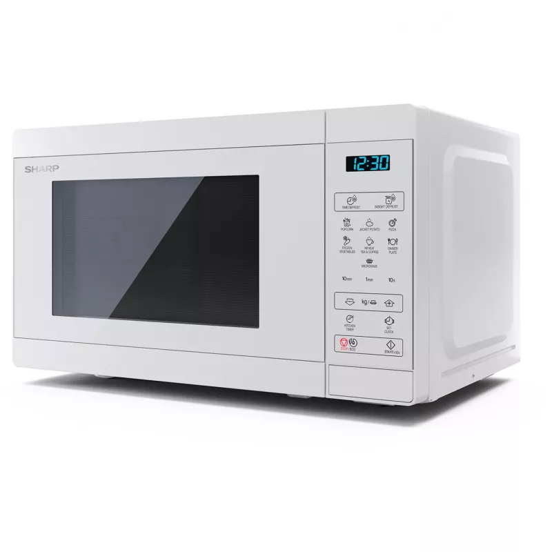 Sharp | Φούρνος μικροκυμάτων | YC-MS02E-C | Ελεύθερος | 800 W | λευκό