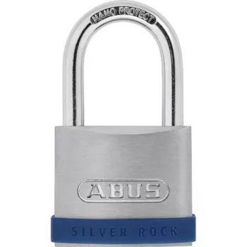 Λουκέτο ABUS Silver Rock 5/50, διαφορετικό κλειδί, ψευδάργυρος, ασημί