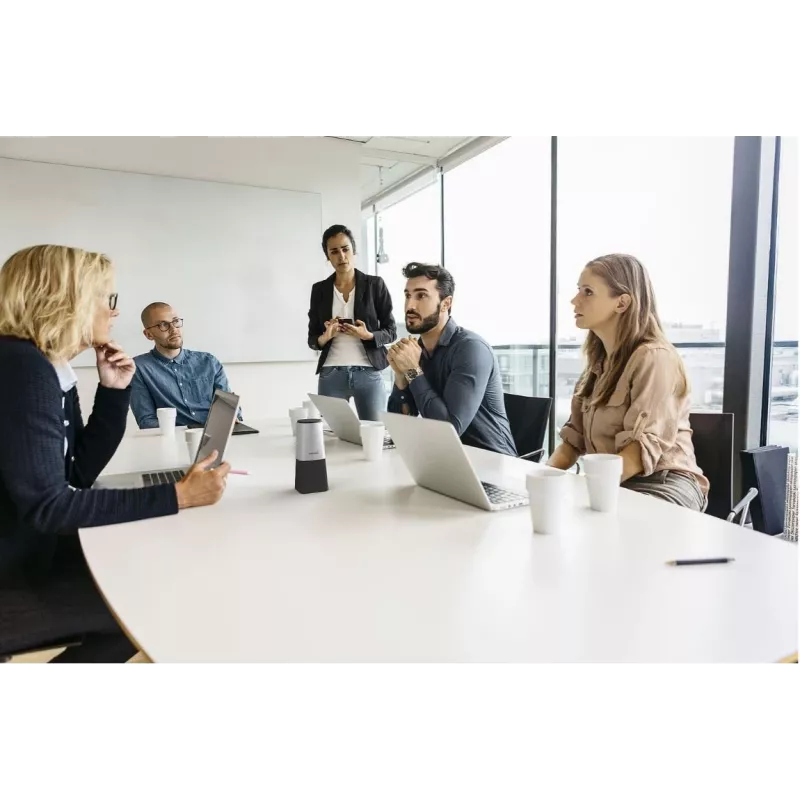 Philips PSE0540 Smart Meeting φορητό μικρόφωνο συνεδριάσεων, USB-C, μαύρο/ασημί