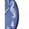 NeXtime Ρολόι 3077bl 3D, Ø39,5 cm, Επιτοίχιο, Μπλε/Λευκό
