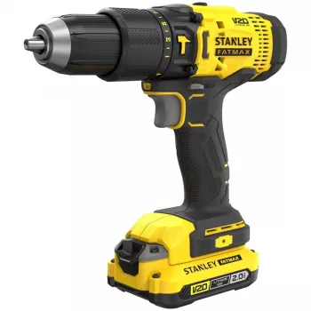 Μπαταριοφόρο δραπανοκατσάβιδο STANLEY SFMCD711D2K 18V Li-Ion 2x2Ah, 2 ταχυτήτων, 80 Nm, LED, βαλίτσα