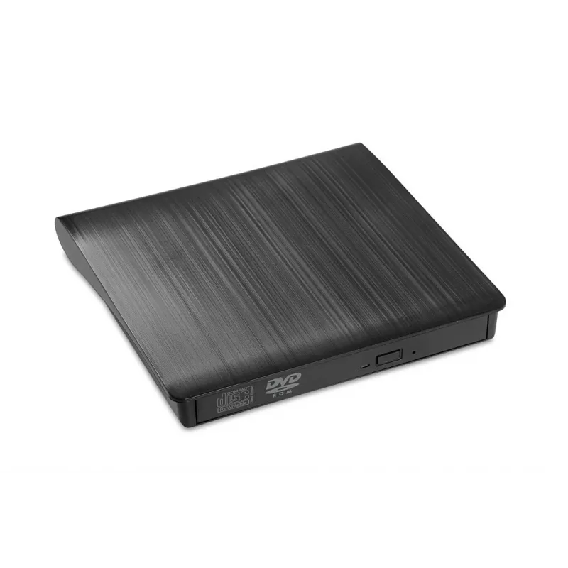 Εξωτερικός οπτικός δίσκος DVD-ROM IBOX IED02, USB 3.2 Gen 1, DVD-ROM (8x) / CD-ROM (24x), Μαύρο