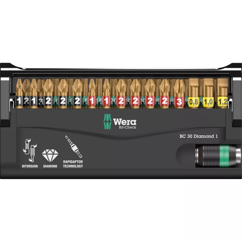 Wera BC 30 Diamond 1 Μύτη κατσαβιδιού 30 τεμ.