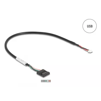 DeLOCK 90781 Σειριακός μετατροπέας repeater isolator USB 2.0 RS-232 μαύρο πράσινο