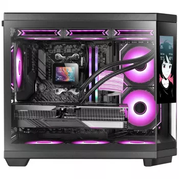 Mars Gaming MC3TCORELCDM κουτί υπολογιστή Mini Tower μαύρο