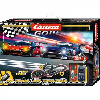 Slotcar πίστα αγώνων CARRERA GO!!! GT Powerplay – Carrera GO!!! GT Powerplay Set