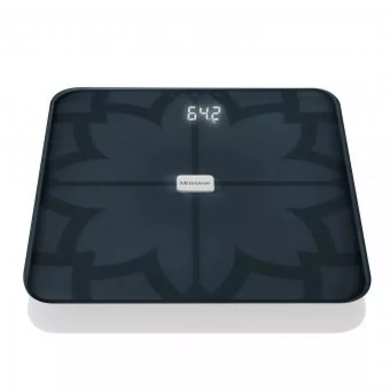 Medisana BS 450 ζυγαριά ανάλυσης σώματος, μέγ. 180kg, μαύρο, Bluetooth, αισθητήρες ITO (40510)