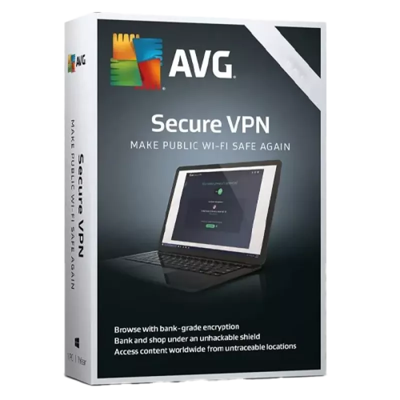 AVG Secure VPN | 10 συσκευές | 1 έτος