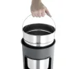Κάδος απορριμμάτων Durable 333023 17 L στρογγυλός Μεταλλικός Ασημί
