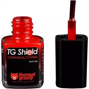 Θερμοαγώγιμη πάστα Thermal Grizzly TG-ASH-050-RT, θερμοαγώγιμη πάστα 5 ml, διαθέσιμη σε μαύρο/κόκκινο/διαφανές