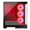 Κουτί PC MODECOM Volcano SPACE APEX ARGB Midi Tower, Γυαλί Tempered, USB-C, Υποστηρίζει ATX/microATX/Mini-ITX, GPU έως 430 mm, Ψύκτρα CPU έως 180 mm