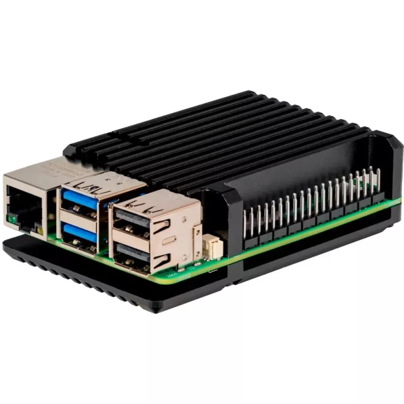 Joy-IT ARMOR Case BLOCK Θήκη SBC κατάλληλη για κιτ ανάπτυξης Raspberry Pi (RB-AlucaseP5-07)