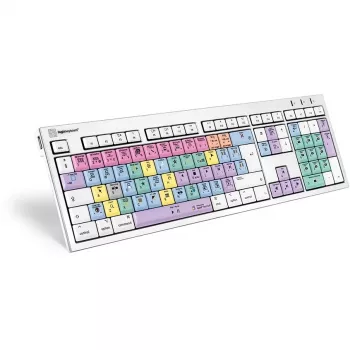Πληκτρολόγιο Logickeyboard LKB-FCPX10-CWMU-UK Office USB QWERTY UK-αγγλικό πολύχρωμο