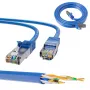 Καλώδιο δικτύου Extralink LAN Καλώδιο patch Cat.6A RJ-45 Cat6a 3m Μπλε