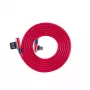Sbox USB->Micro USB 90 M/M 1,5m USB-MICRO-90R φραουλί κόκκινο