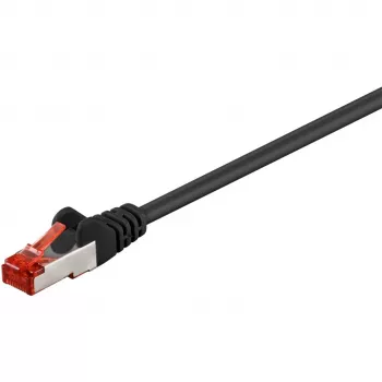 Καλώδιο δικτύου Goobay 68693 RJ-45 Cat6 1 m μαύρο
