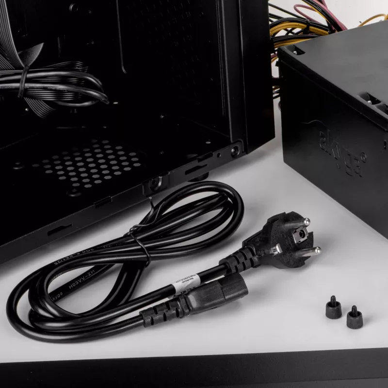 Akyga AK-PC-06A Καλώδιο τροφοδοσίας CEE 7/7 σε IEC C13, 3 m, μαύρο