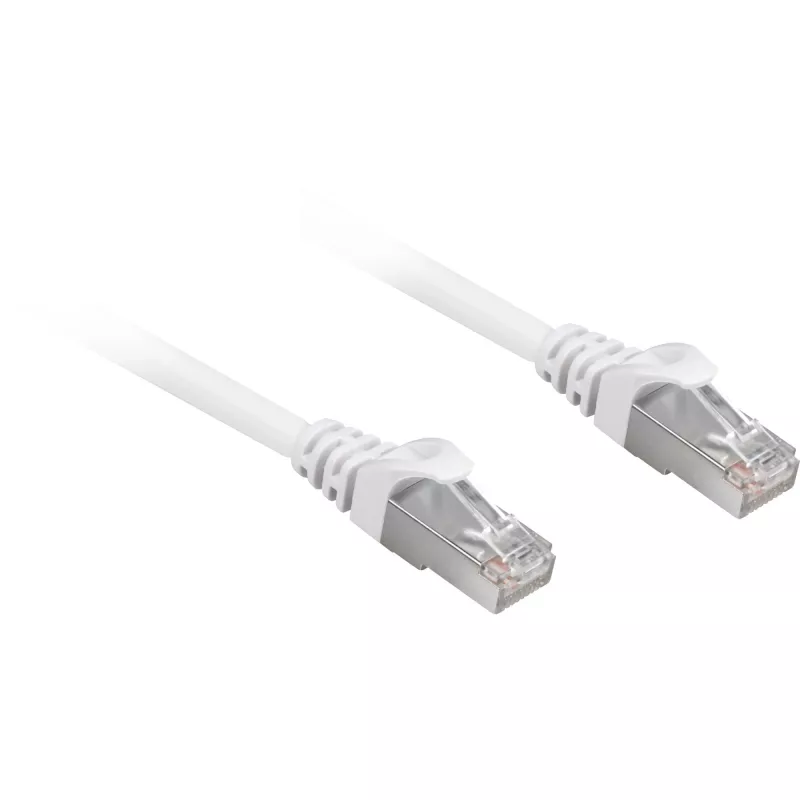 Καλώδιο δικτύου Sharkoon Cat.6a SFTP RJ-45 Cat6a 15 m Λευκό
