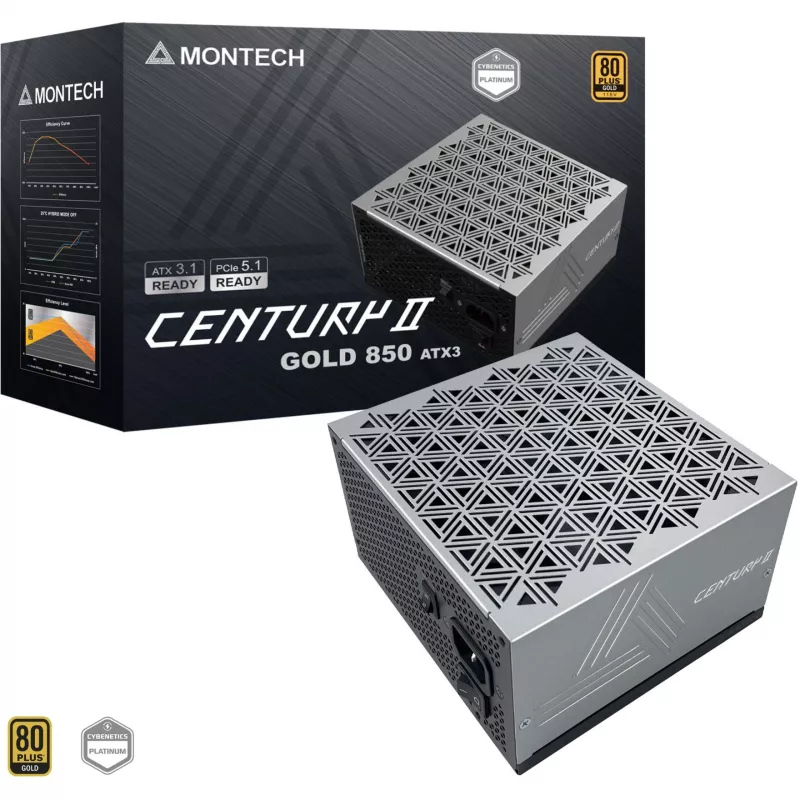Τροφοδοτικό | MONTECH | CENTURY II | ATX | 850 W | CENTURYII850