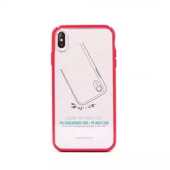 Θήκη προστασίας αντι-κραδασμών Devia για iPhone XS Max 6,5, κόκκινη, προστασία πτώσης