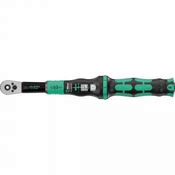 Κλειδί ροπής με τετράγωνο διέλευσης Click-Torque Lock A 6 R/L μαύρο/πράσινο, Έξοδος 1/4 Υποδοχή μύτης, 2,5 έως 25Nm
