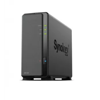 Synology DiskStation DS124 NAS/διακομιστής αποθήκευσης Desktop Ethernet LAN μαύρο RTD1619B