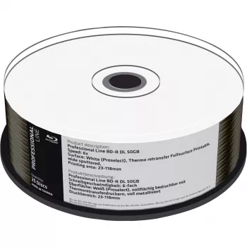 BD-R DL MediaRange 50GB Συσκευασία 25 τεμ.