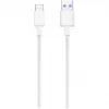 Huawei - AP71 / HL-1289 - Καλώδιο γρήγορης φόρτισης / Καλώδιο δεδομένων Type-C – Λευκό BULK