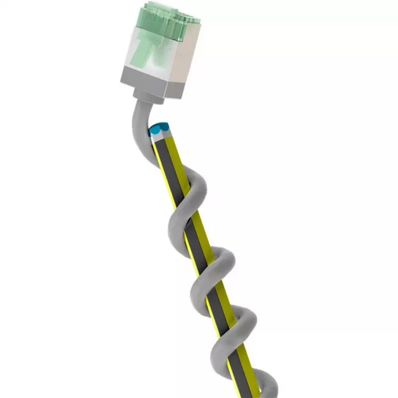 Καλώδιο δικτύου Goobay 74347 RJ-45 Cat8.1 2m γκρι
