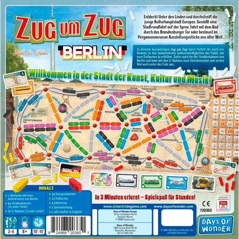 Zug um Zug: Berlin, επιτραπέζιο παιχνίδι